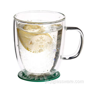 Borosilicato Transparente Resistência ao Calor Caneca De Café